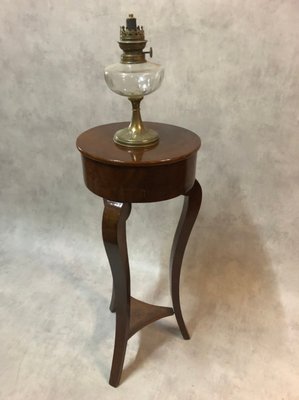 Antique Empire Mahogany Side Table-SDV-674555