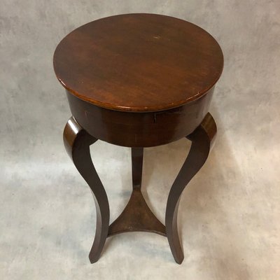 Antique Empire Mahogany Side Table-SDV-674555