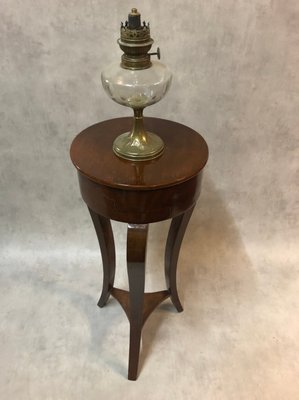 Antique Empire Mahogany Side Table-SDV-674555