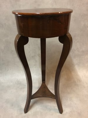 Antique Empire Mahogany Side Table-SDV-674555