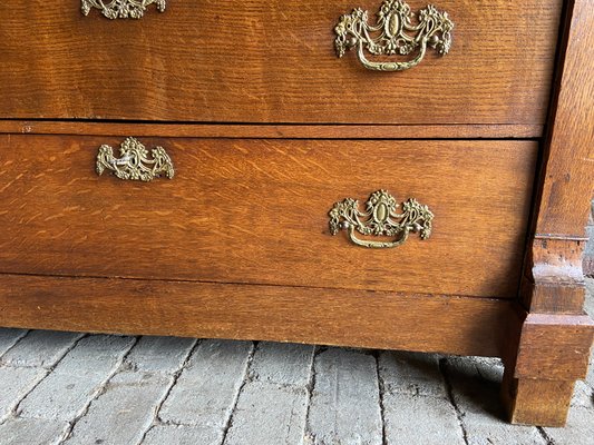 Antique Empire Oak Cabinet, 1800s-GTG-1818061