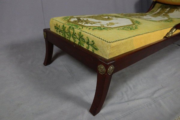 Antique Empire Style Chaise Lounge-WSV-1327881