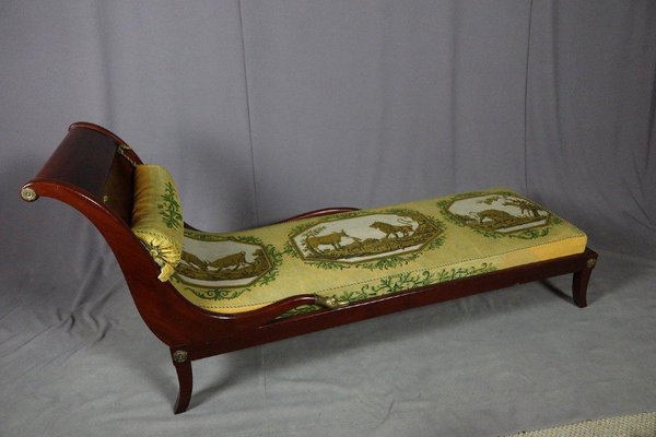 Antique Empire Style Chaise Lounge-WSV-1327881