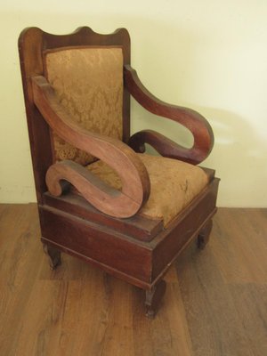 Antique Empire Throne Armchair-CDG-985277