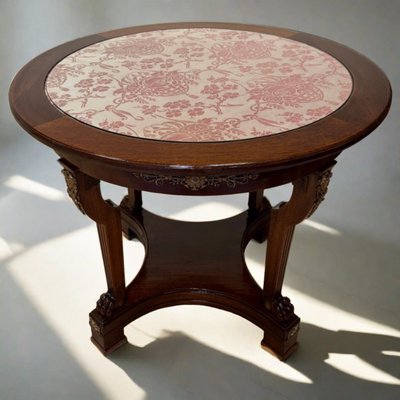 Antique Empire Walnut Side Table, Early 19th Century-ALF-2033464