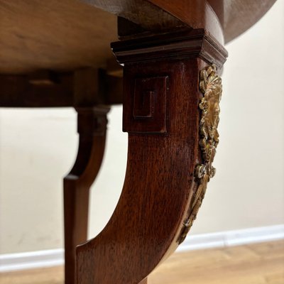 Antique Empire Walnut Side Table, Early 19th Century-ALF-2033464