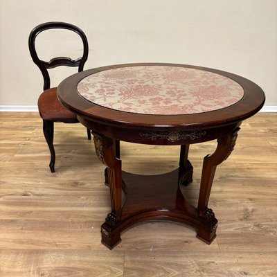 Antique Empire Walnut Side Table, Early 19th Century-ALF-2033464