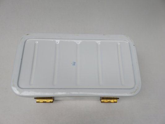 Antique Enamelled White Lunch Box from Bing-Werke-EY-838505