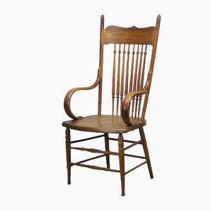 Antique English Arts & Craft Style Lounge Chair-NE-782767