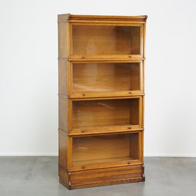 Antique English Bookcase in Oak-HPP-2023267