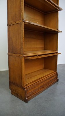 Antique English Bookcase in Oak-HPP-2023267