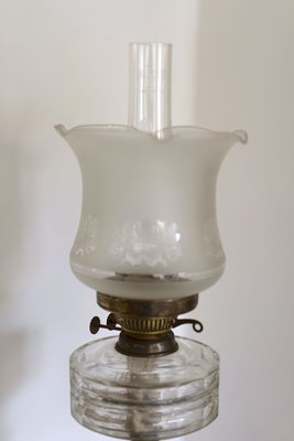 Antique English Brass Oil Lamp from Sherwoods Ltd-QES-675568