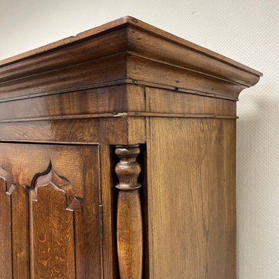 Antique English Bread Cupboard in Oak, 1850s-ALF-2033613