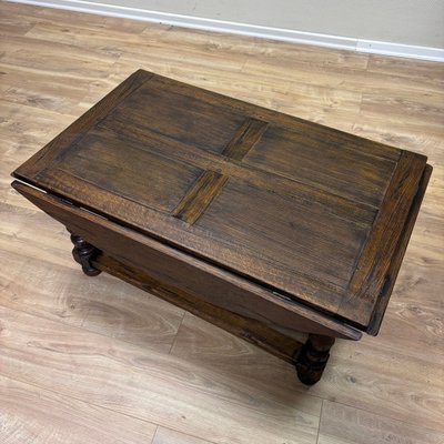 Antique English Butlers Tray Table in Oak, 1900s-ALF-2033500