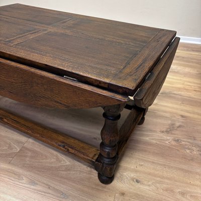 Antique English Butlers Tray Table in Oak, 1900s-ALF-2033500