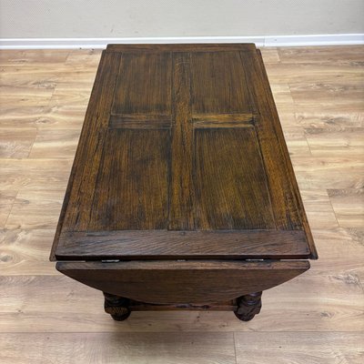 Antique English Butlers Tray Table in Oak, 1900s-ALF-2033500