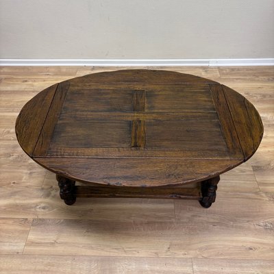 Antique English Butlers Tray Table in Oak, 1900s-ALF-2033500