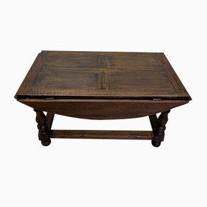 Antique English Butlers Tray Table in Oak, 1900s-ALF-2033500