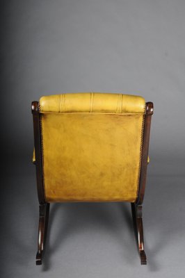 Antique English Chesterfield Rocking Chair-FLW-1752115