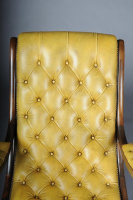 Antique English Chesterfield Rocking Chair-FLW-1752115