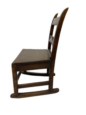 Antique English Children's Rocking Chair in Oak-UCH-1239937