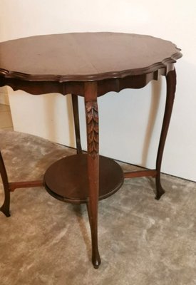 Antique English Chippendale Style Mahogany Tea Table-QRS-735811