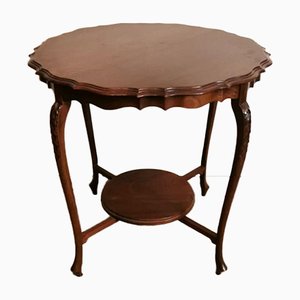 Antique English Chippendale Style Mahogany Tea Table-QRS-735811