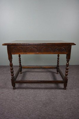 Antique English Cut Side Table-HPP-1310864