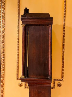 Antique English Grandfather Clock in Oak, 19th Century-FLW-1402047