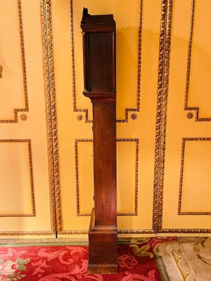 Antique English Grandfather Clock in Oak, 19th Century-FLW-1402047