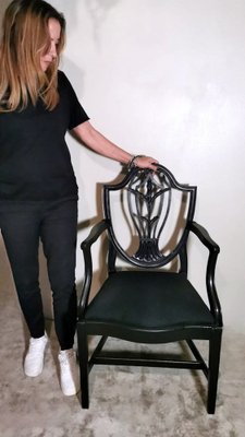 Antique English King Chair, 1860-QRS-1769655