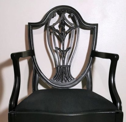 Antique English King Chair, 1860-QRS-1769655