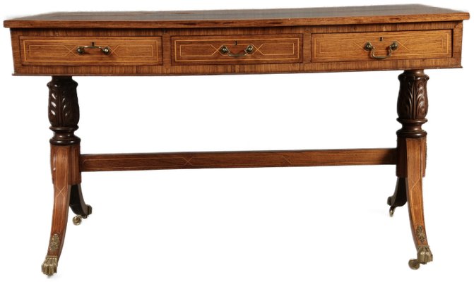 Antique English Mahogany Desk, 19th Century-DXD-2021896