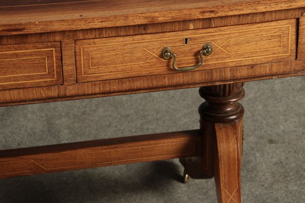 Antique English Mahogany Desk, 19th Century-DXD-2021896