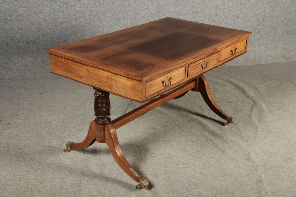 Antique English Mahogany Desk, 19th Century-DXD-2021896