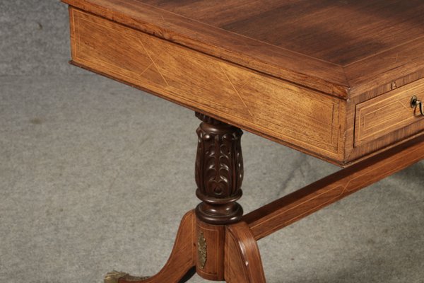 Antique English Mahogany Desk, 19th Century-DXD-2021896