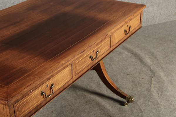 Antique English Mahogany Desk, 19th Century-DXD-2021896