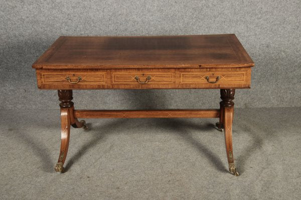 Antique English Mahogany Desk, 19th Century-DXD-2021896