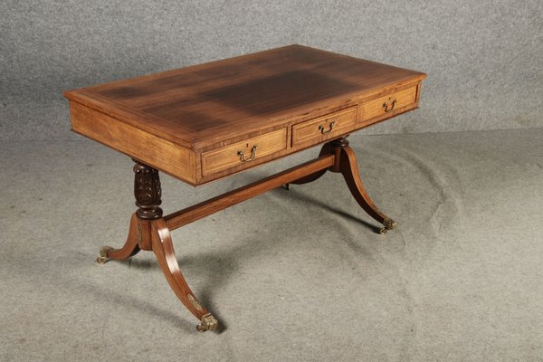 Antique English Mahogany Desk, 19th Century-DXD-2021896