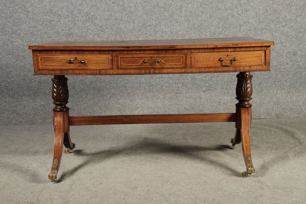 Antique English Mahogany Desk, 19th Century-DXD-2021896