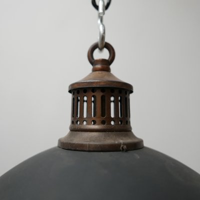 Antique English Mercury Glass Pendant Lamp-JRP-951103