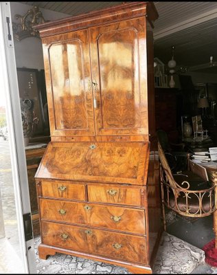 Antique English Secretaire, 1790-FOI-1739801