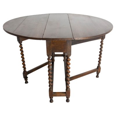 Antique English Table in Oak, 1890-RIU-2031652