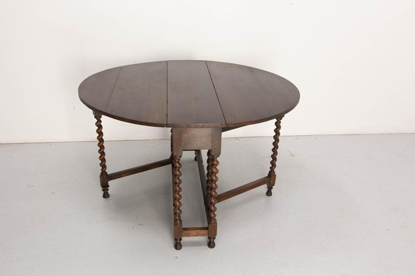 Antique English Table in Oak, 1890-RIU-2031652