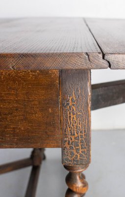 Antique English Table in Oak, 1890-RIU-2031652