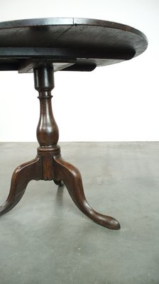 Antique English Tilt-Top Dining Table in Oak-HPP-1771682