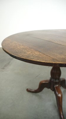 Antique English Tilt-Top Dining Table in Oak-HPP-1771682