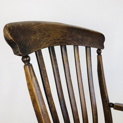 Antique English Windsor Chair with High Back-LCQ-1277355