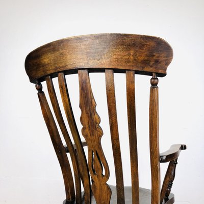 Antique English Windsor Chair with High Back-LCQ-1331058