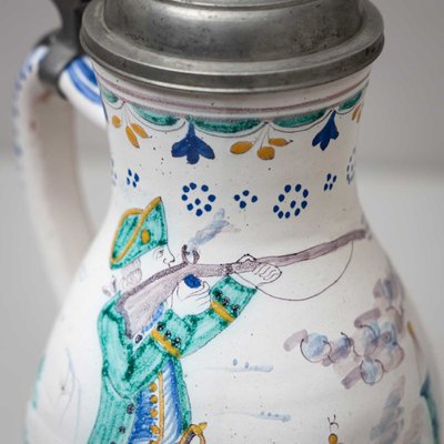 Antique Faience Jug, 1700s-VEI-2022781